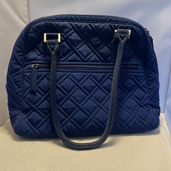 💕🌸🌺Vera Bradley Bag Very Nice Navy Blue - Picture 7 of 9